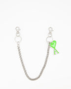 ライフスタイル ハートフレンドキーホルダー Ami PARIS 緑 ユニセックス