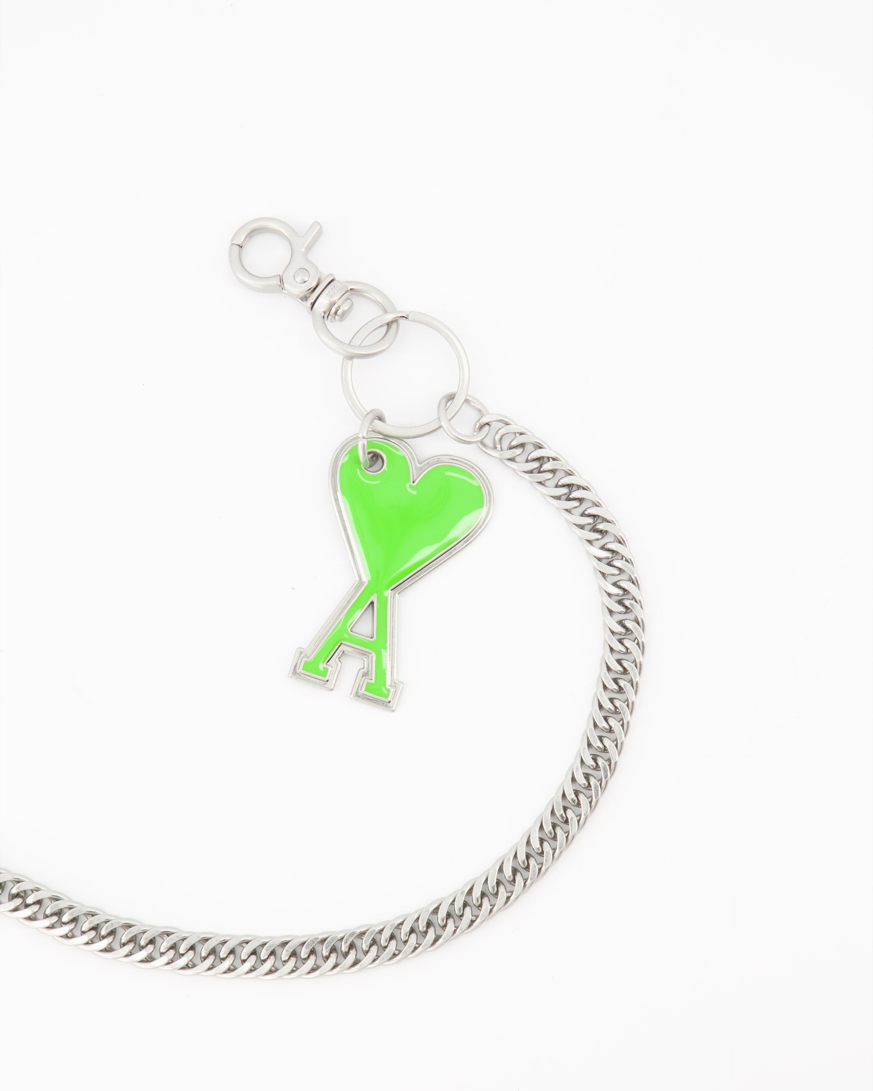 ライフスタイル ハートフレンドキーホルダー Ami PARIS 緑 ユニセックス