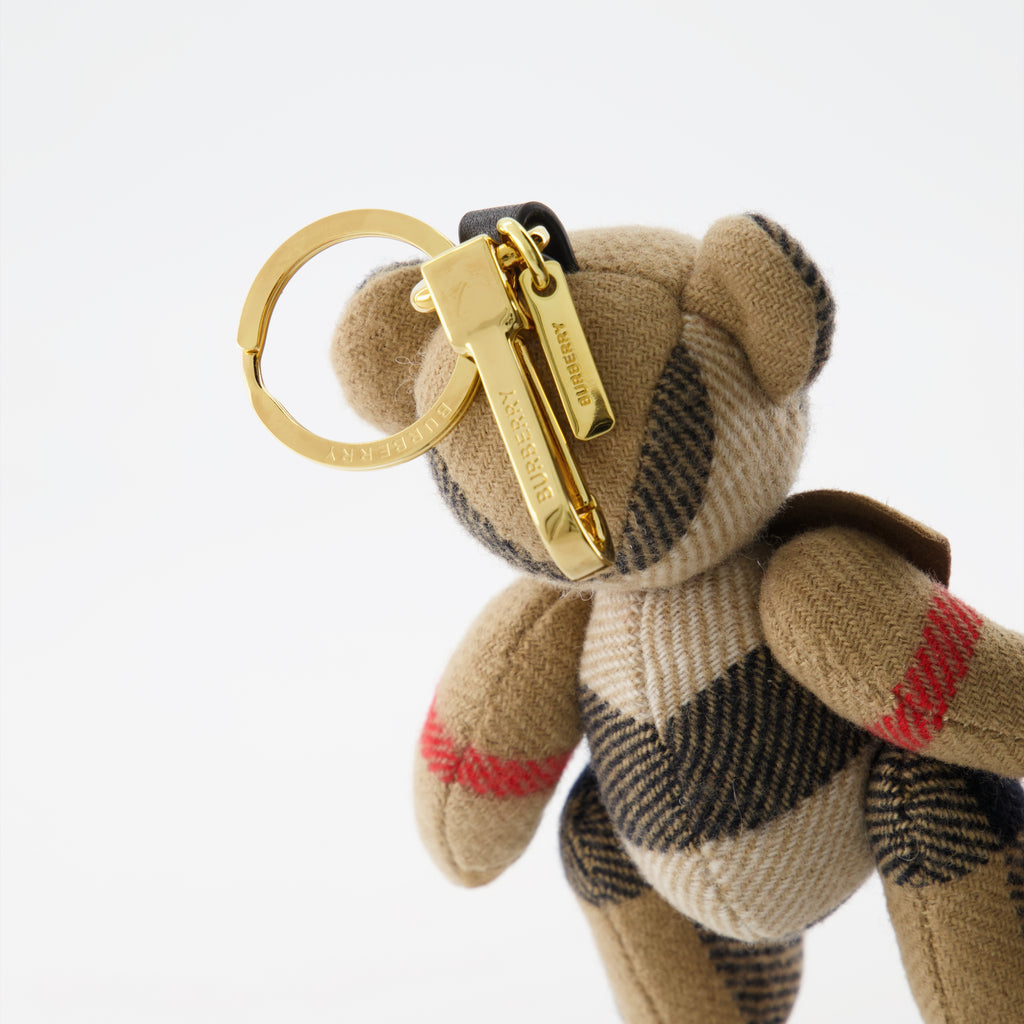 Porte clés Thomas Bear à carreaux