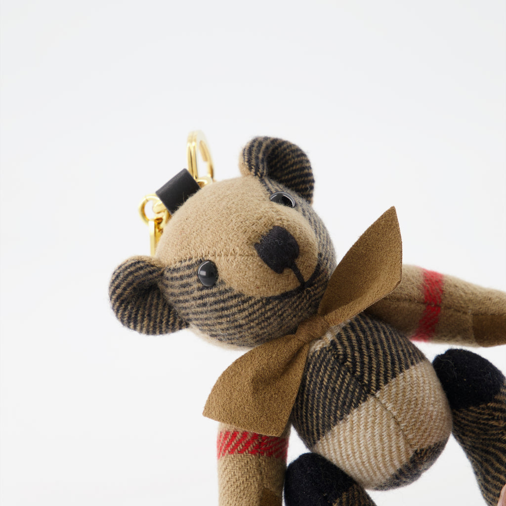 Porte clés Thomas Bear à carreaux