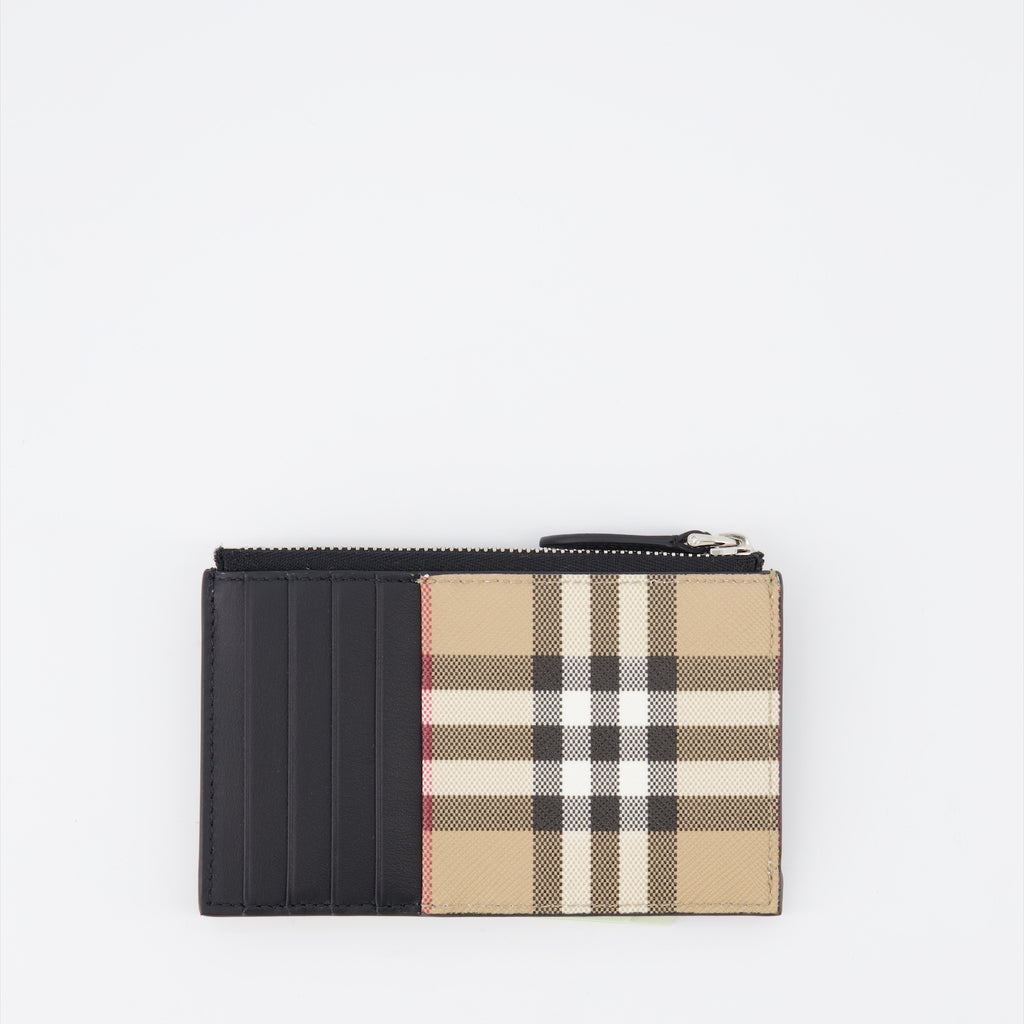 Petite maroquinerie Porte-monnaie à carreaux Alwyn Burberry Beige Homme