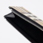 Petite maroquinerie Porte-monnaie à carreaux Alwyn Burberry Beige Homme