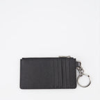 Piccola pelletteria Porte-monnaie à logo plaque Dolce & Gabbana Nero Homme