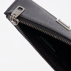 Piccola pelletteria Porte-monnaie à logo plaque Dolce & Gabbana Nero Homme