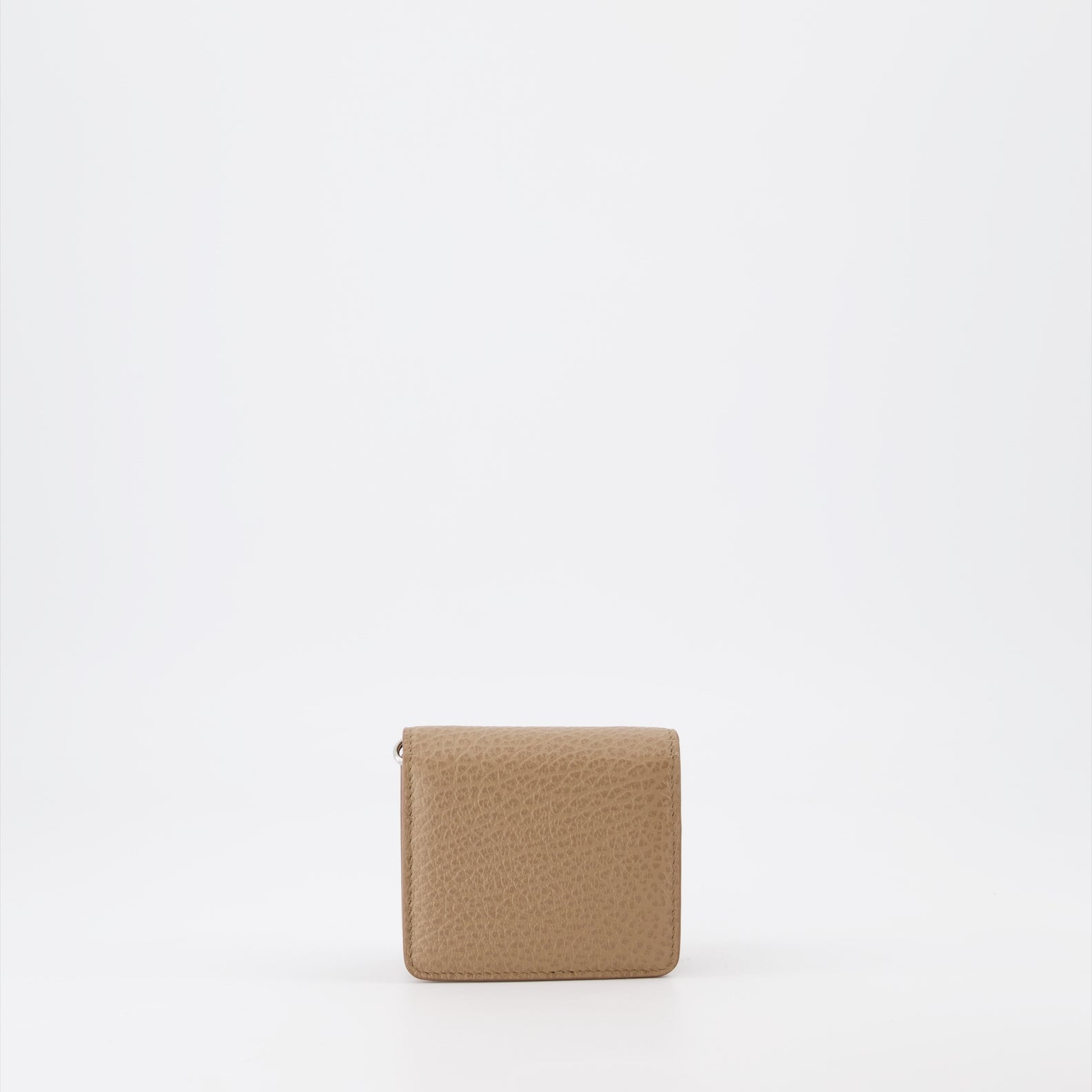 Kleine lederwaren Porte-monnaie Signature à chaîne Maison Margiela Braun Unisex