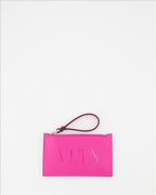 Pequeños artículos de cuero Porte-monnaie VLTN Valentino Garavani Rosa Homme