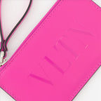 Pequeños artículos de cuero Porte-monnaie VLTN Valentino Garavani Rosa Homme