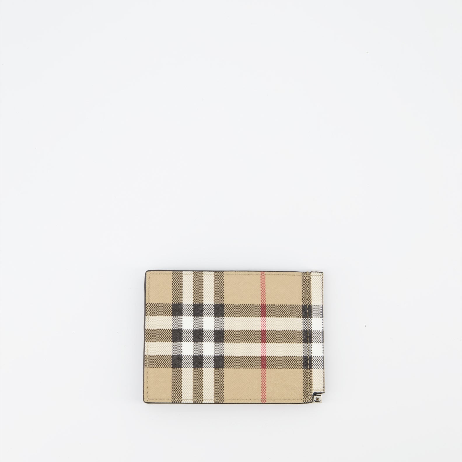 Pequeños artículos de cuero Porte-cartes à carreaux Burberry Beige Homme