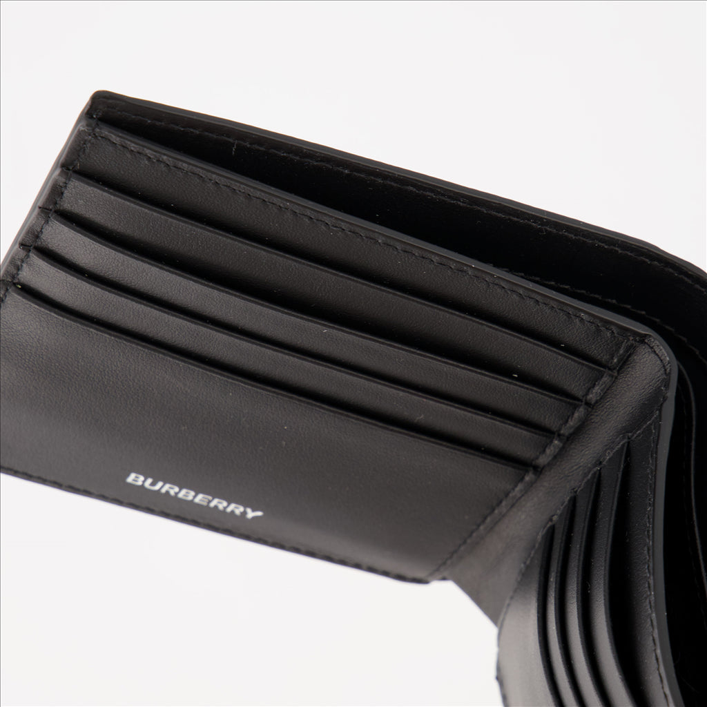 Petite maroquinerie Portefeuille à carreaux Burberry Beige Homme