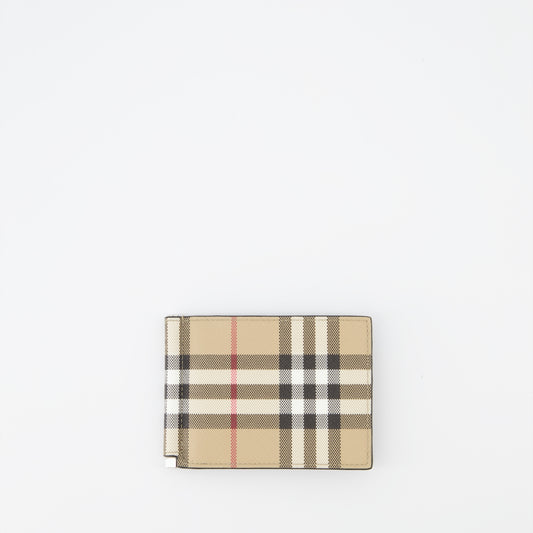 Checked card holder