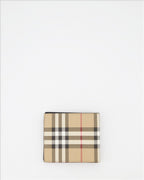 Petite maroquinerie Portefeuille à carreaux Burberry Beige Homme