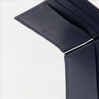 Kleine lederwaren Portefeuille Saffiano Prada Blau Homme