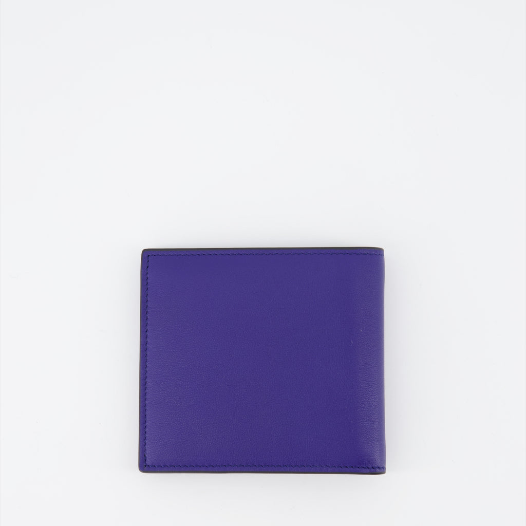 Kleine lederwaren Portefeuille VLogo Valentino Garavani Blau Homme