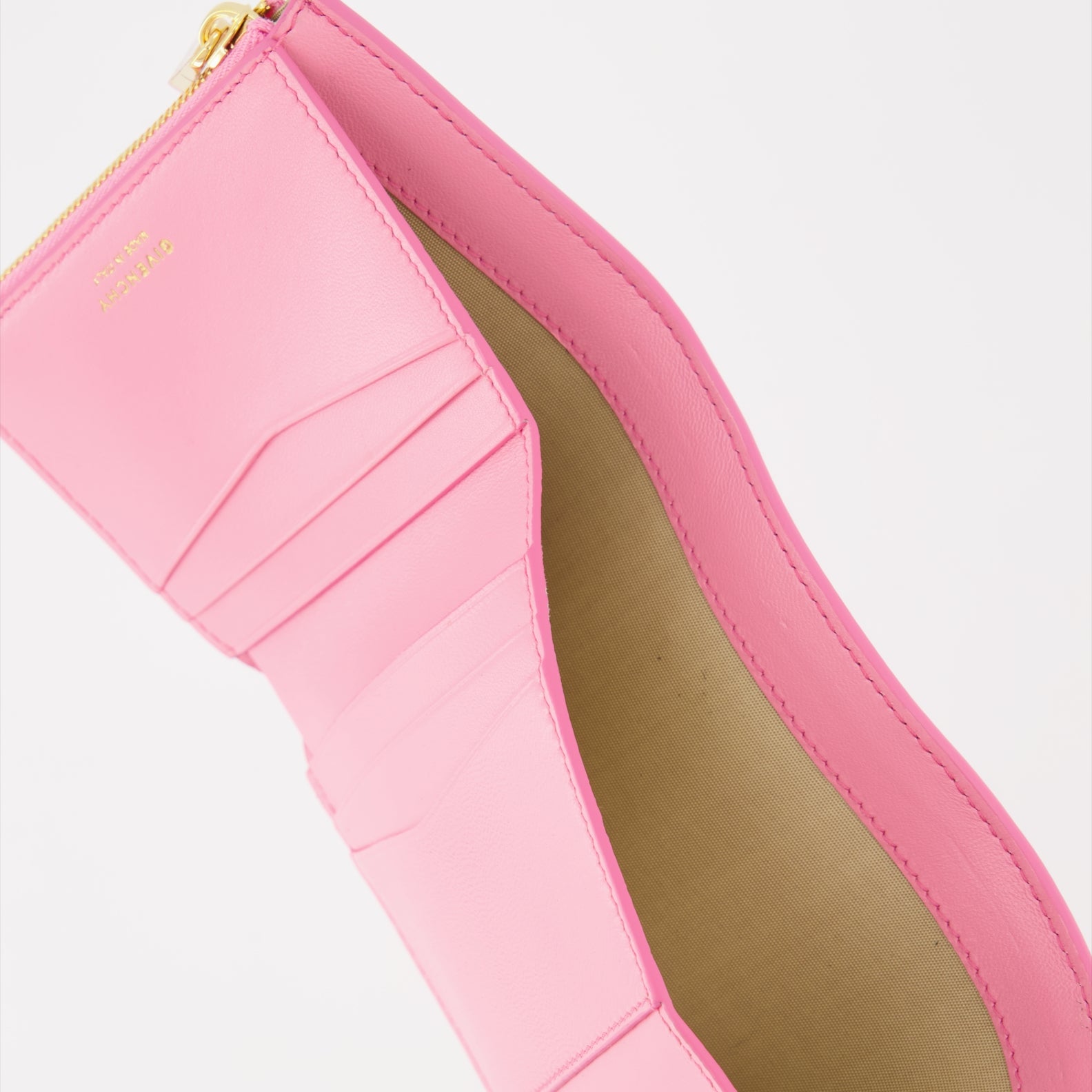 Pequenos artigos de couro Portefeuille 4G Givenchy Rosa Femme