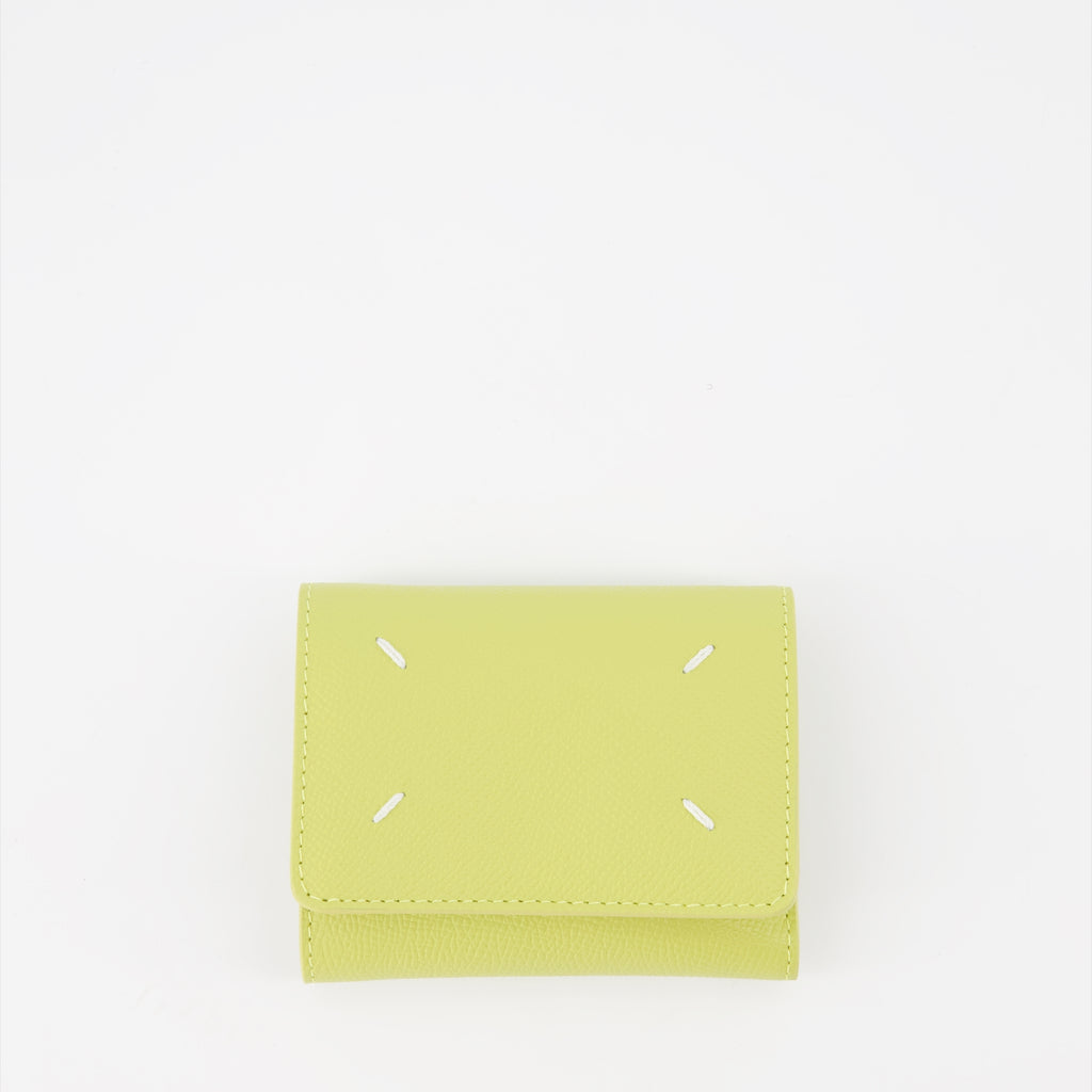 Small leather goods Four Stitches Wallet Maison Margiela Green Unisex