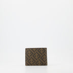 Small leather goods Diagonal Wallet Fendi Brown Man