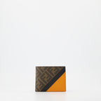 Small leather goods Diagonal Wallet Fendi Brown Man