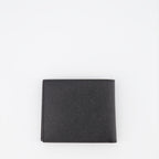 Small leather goods Logo plaque wallet Dolce & Gabbana Black Man