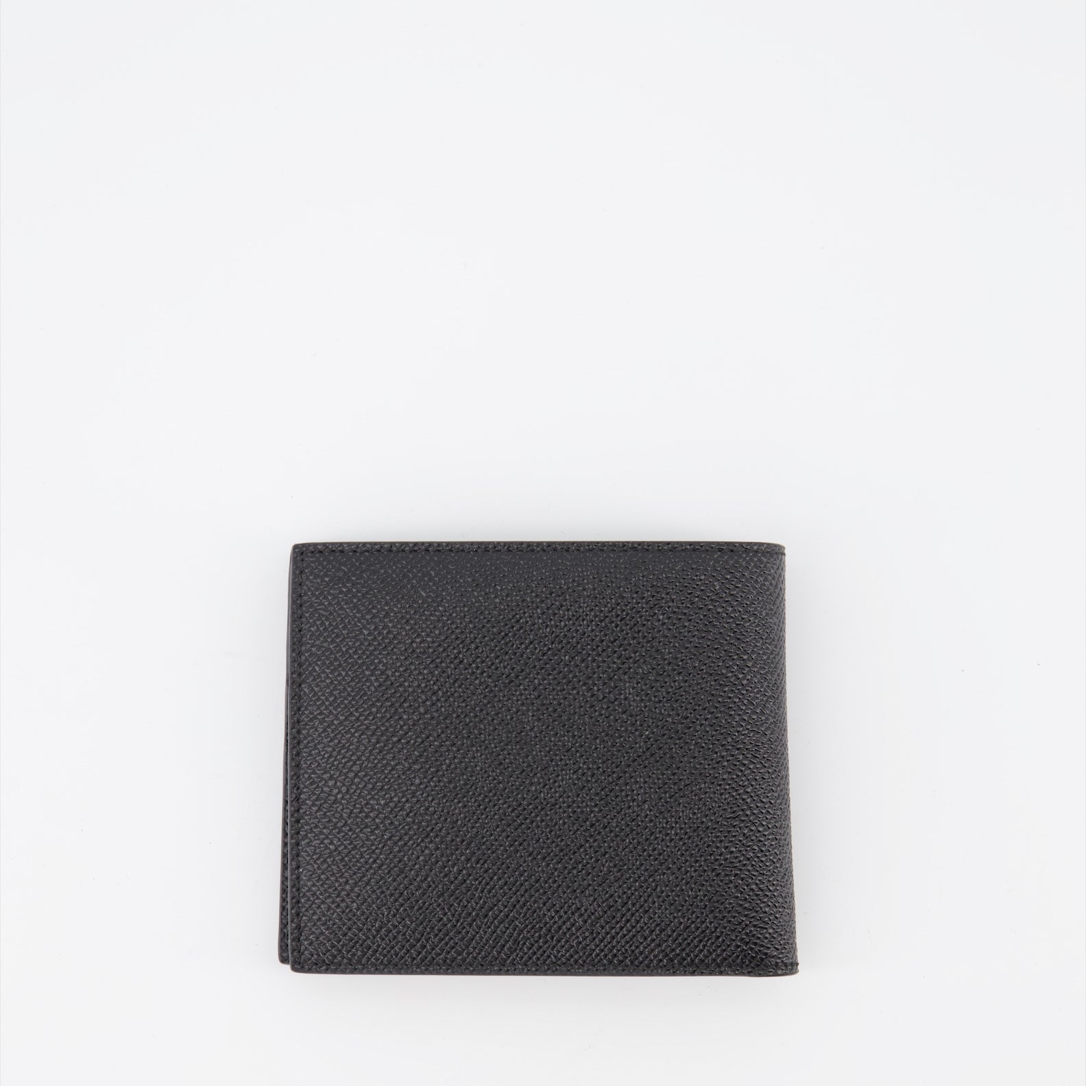 Small leather goods Logo plaque wallet Dolce & Gabbana Black Man