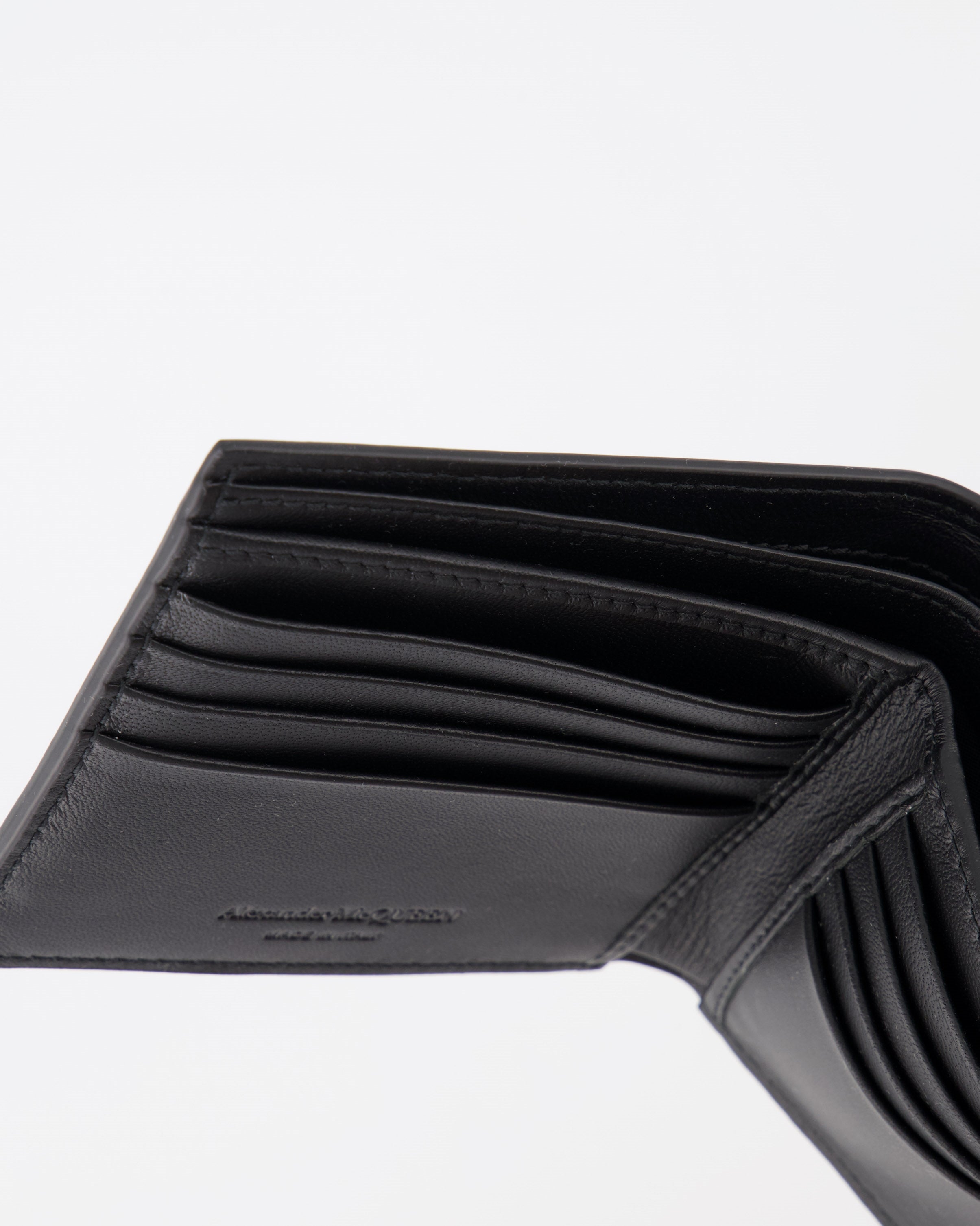 Petite maroquinerie Portefeuille Graffiti Alexander McQueen Noir Homme