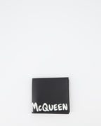 Petite maroquinerie Portefeuille Graffiti Alexander McQueen Noir Homme