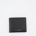Kleine lederwaren Portefeuille en cuir grainé Givenchy Schwarz Homme