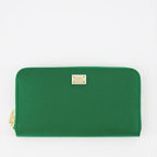 Small leather goods Leather wallet Dolce & Gabbana Green Women