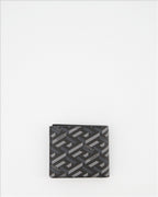 Kleine lederwaren Portefeuille Greca Versace Grau Homme