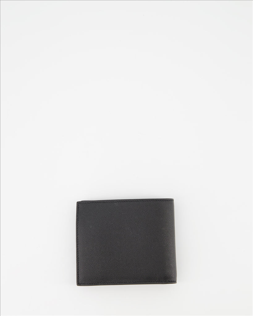 Petite maroquinerie Portefeuille en cuir Saint Laurent Noir Homme