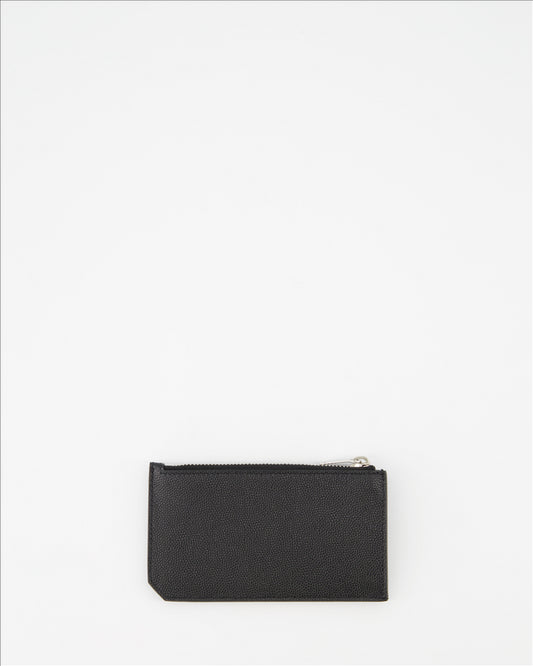 Leather wallet Black