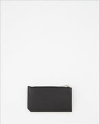 Petite maroquinerie Porte-cartes en cuir grainé Saint Laurent Noir Homme