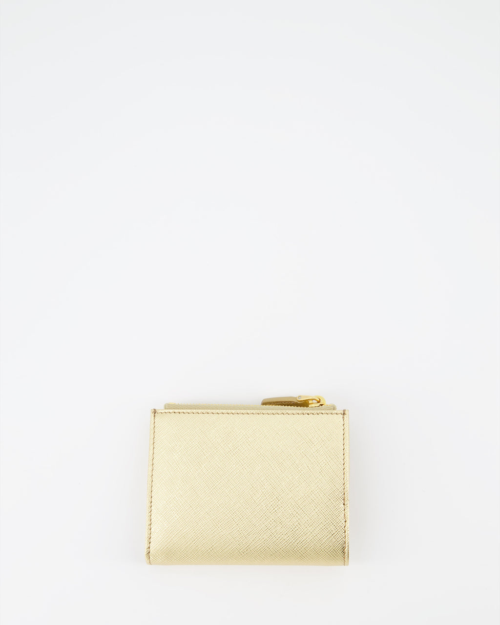 Small leather goods Gold Saffiano Wallet Prada Gold Women