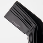 Portefeuille en cuir texturé craquelé