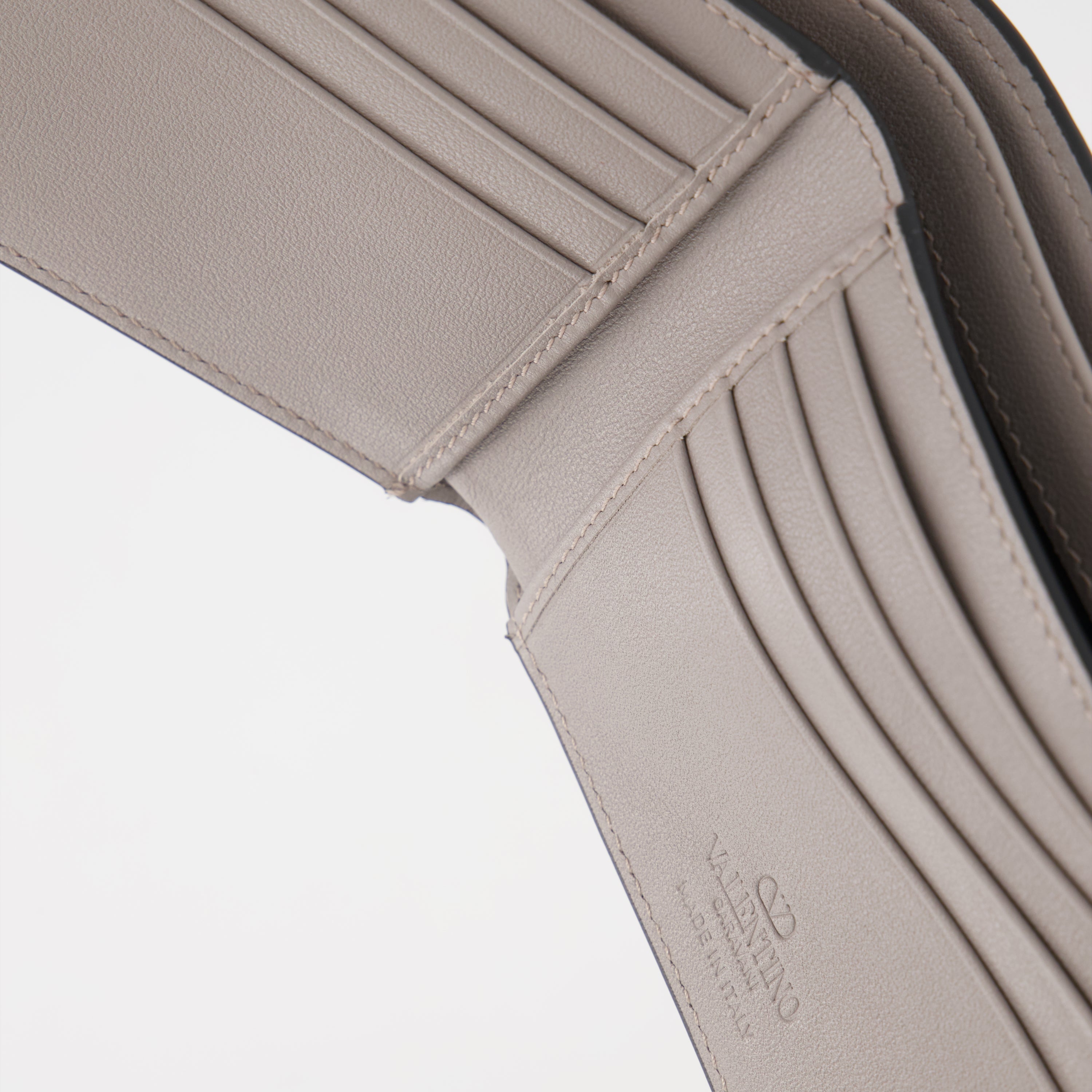 Portefeuille en cuir VLogo