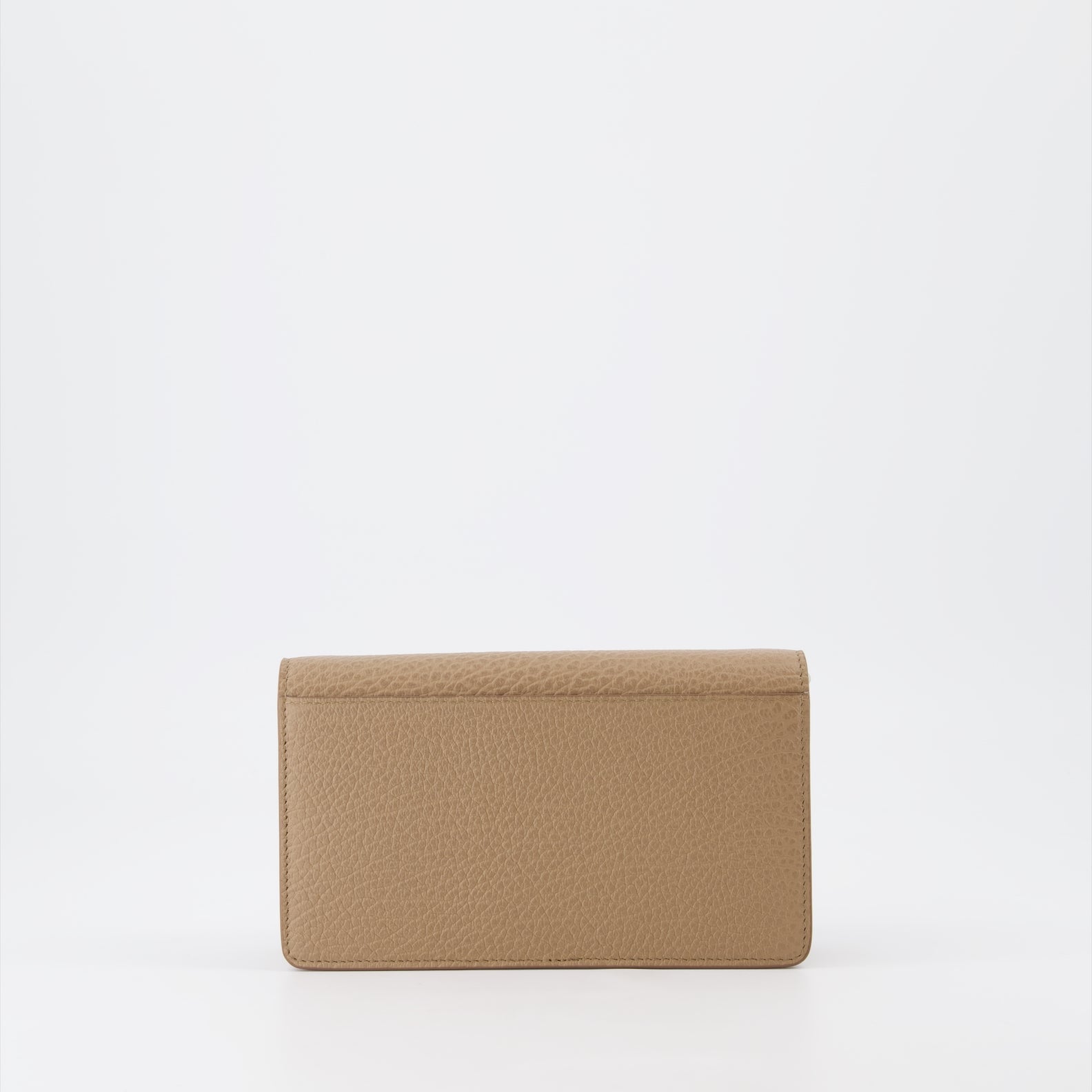 Petite maroquinerie Portefeuille Four stitches à chaîne Maison Margiela Beige Unisexe