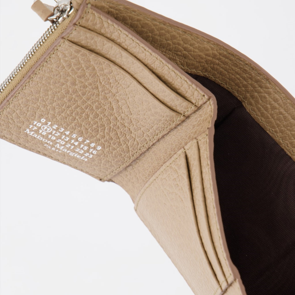 Small leather goods Four stitches wallet Maison Margiela Beige Unisex