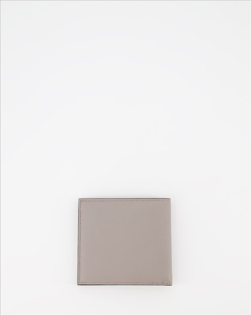 Kleine lederwaren Portefeuille VLogo Valentino Garavani Grau Homme