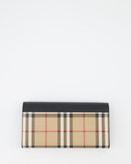 Kleine lederwaren Portefeuille Harlton Burberry Beige Femme