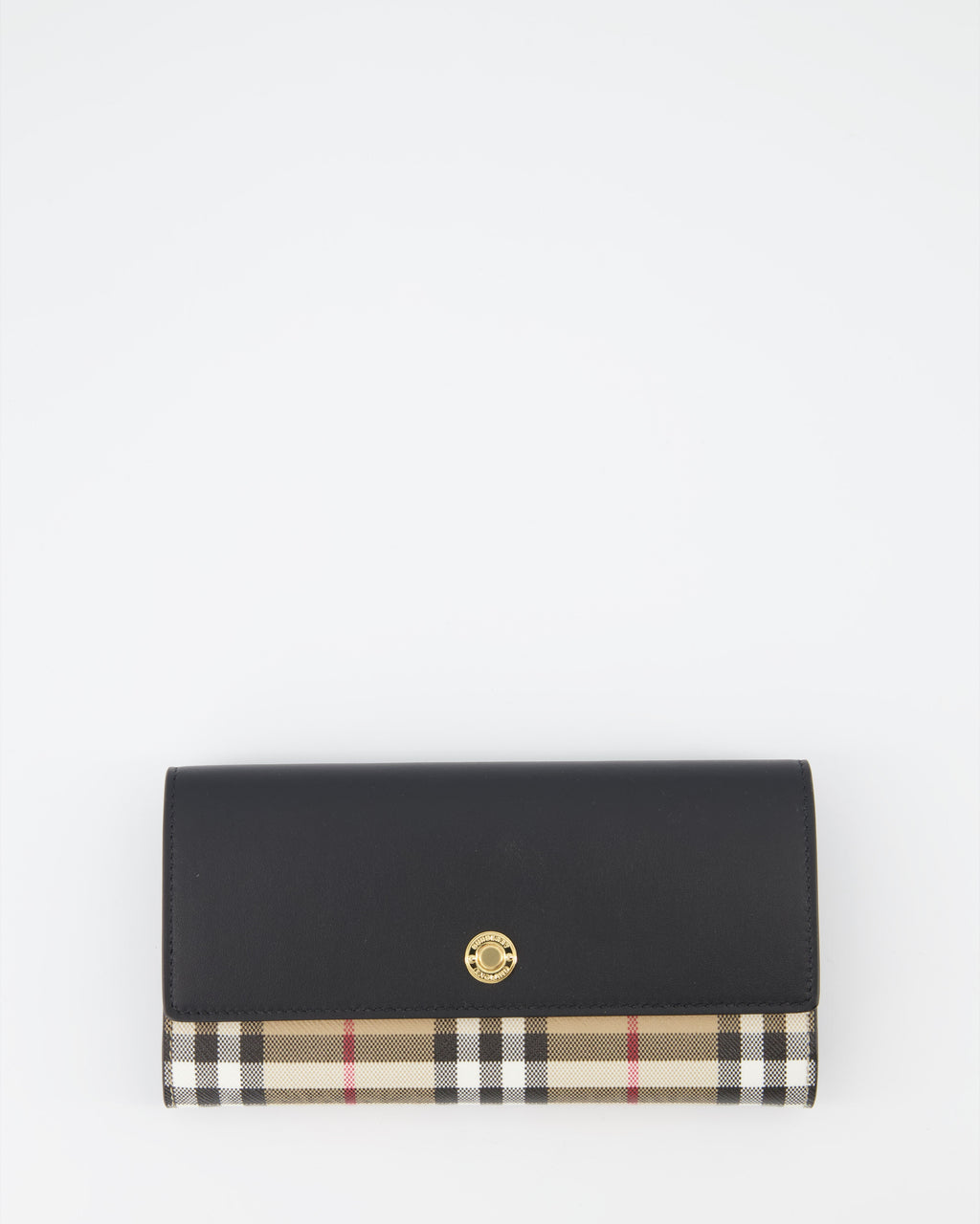 Kleine lederwaren Portefeuille Harlton Burberry Beige Femme