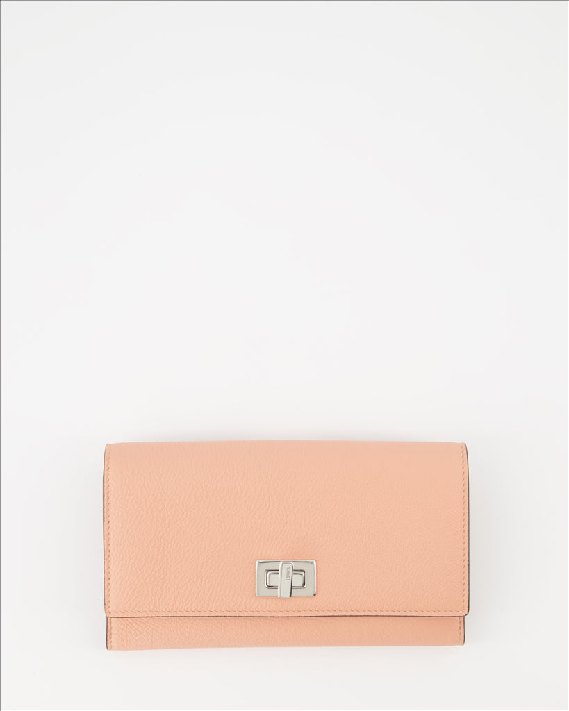 Small leather goods Continental Portfolio Fendi Pink Women