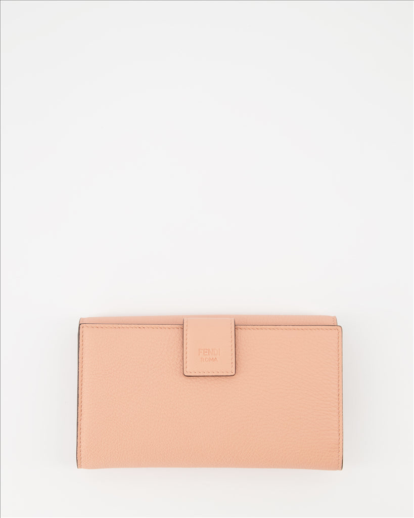 Small leather goods Continental Portfolio Fendi Pink Women