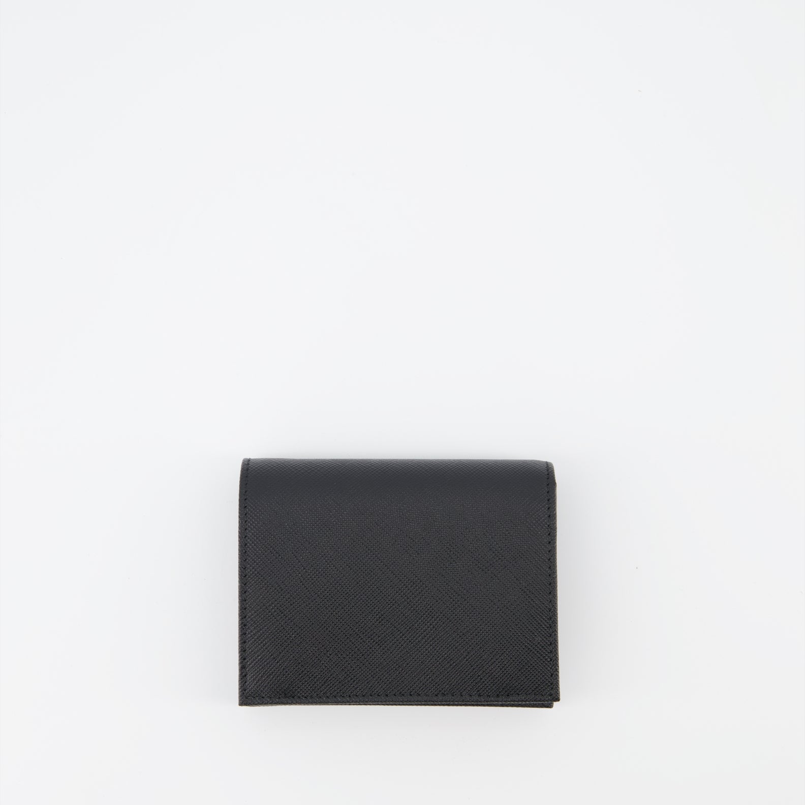 Kleine lederwaren Portefeuille Saffiano Prada Schwarz Femme