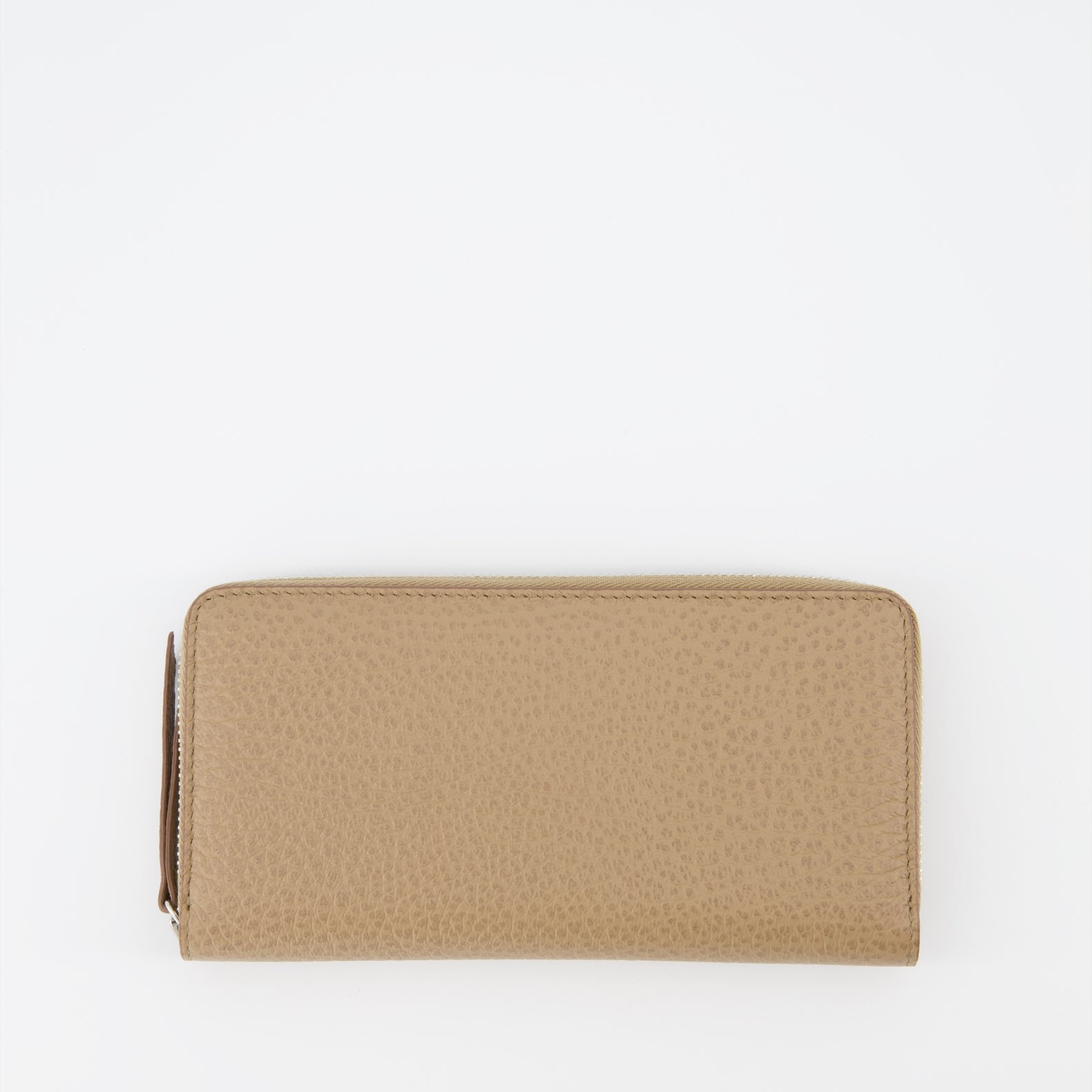 Kleine lederwaren Portefeuille Signature Maison Margiela Beige Unisex