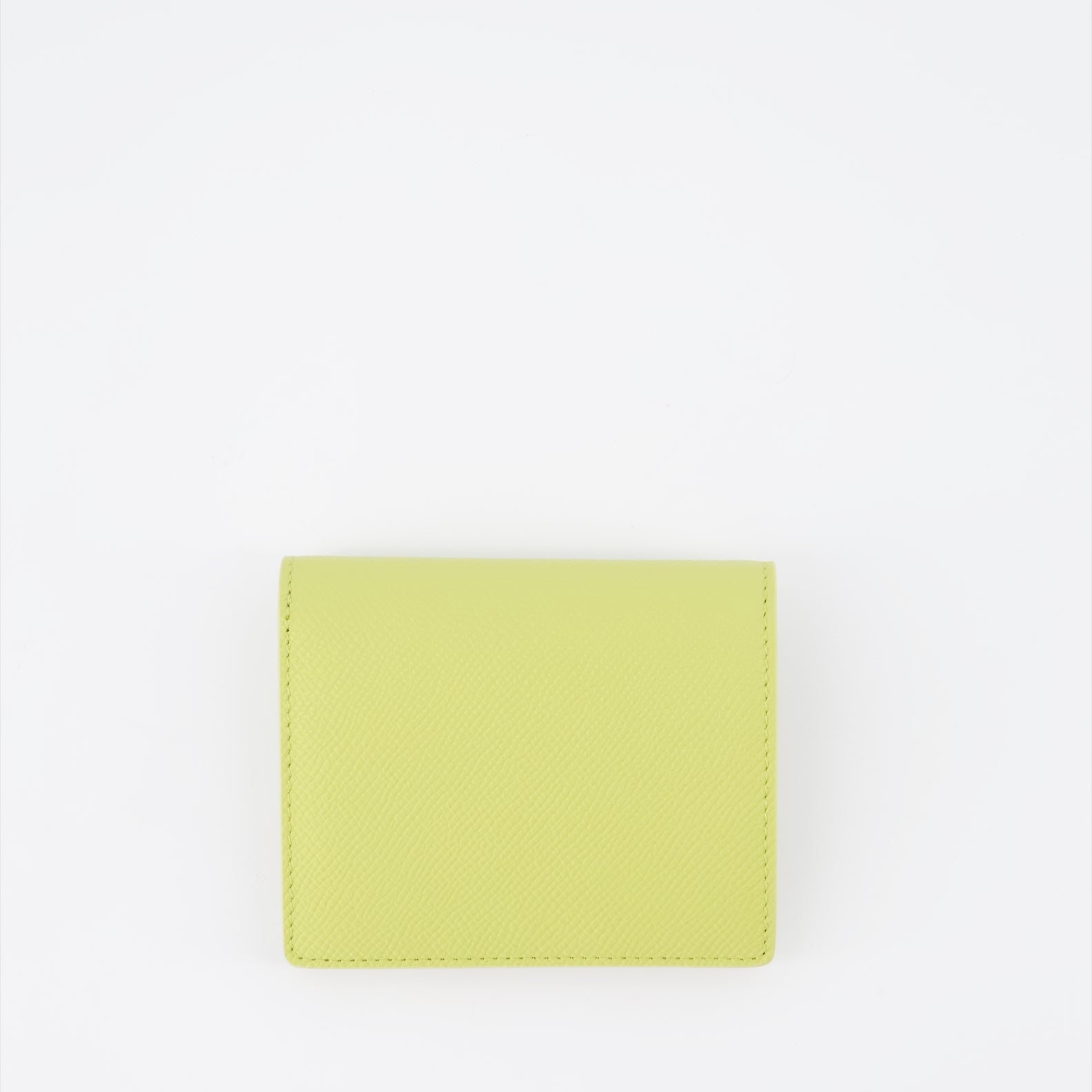 スモールレザーグッズ コンパクト シグネチャー ウォレット Maison Margiela 黄色 女性