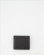 Kleine lederwaren Portefeuille Signature Maison Margiela Schwarz Femme