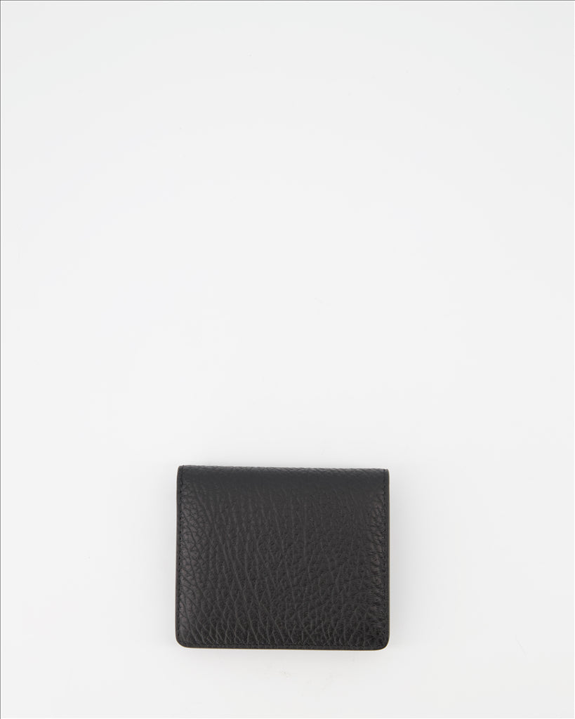 Kleine lederwaren Portefeuille Signature Maison Margiela Schwarz Femme