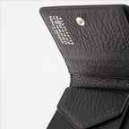 Kleine lederwaren Portefeuille Signature Maison Margiela Schwarz Femme