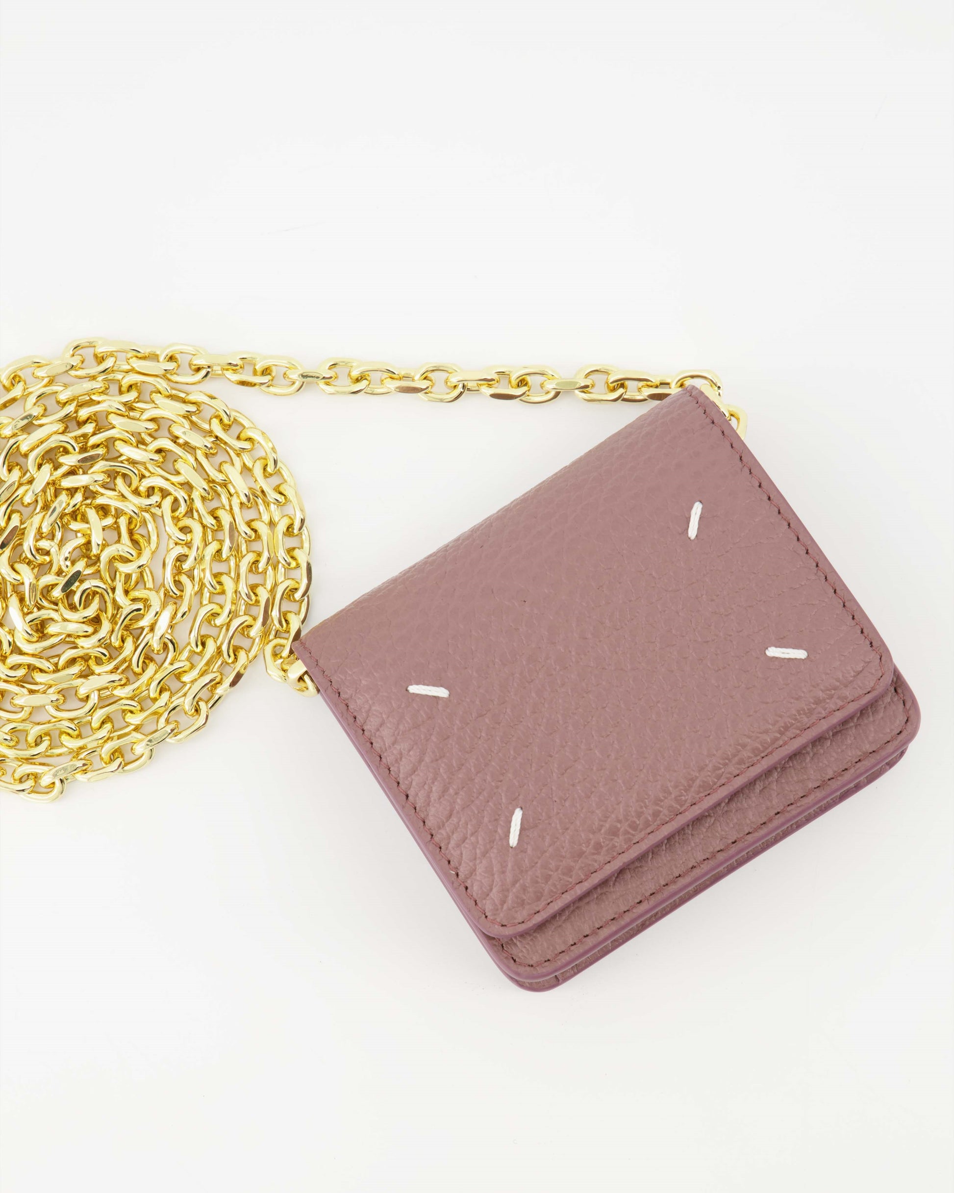 Petite maroquinerie Portefeuille Signature Maison Margiela Rose Femme