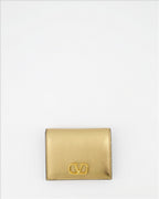 Kleine lederwaren Portefeuille VLogo Valentino Garavani Gold Femme