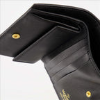 Kleine lederwaren Portefeuille VLogo Valentino Garavani Gold Femme